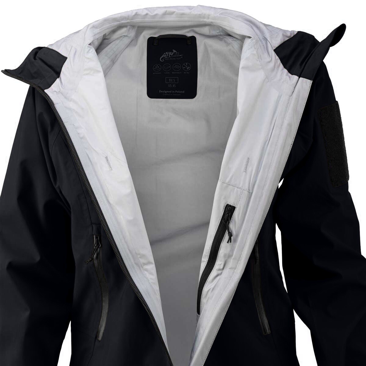 Helikon-Tex Squall Hardshell női kabát - Black