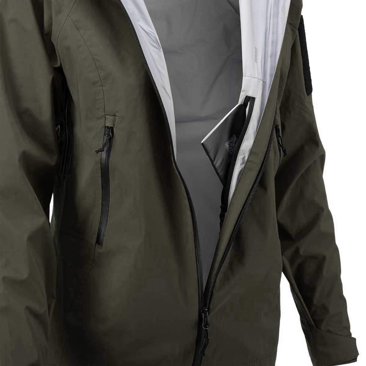 Helikon-Tex Squall Hardshell női kabát - Taiga Green