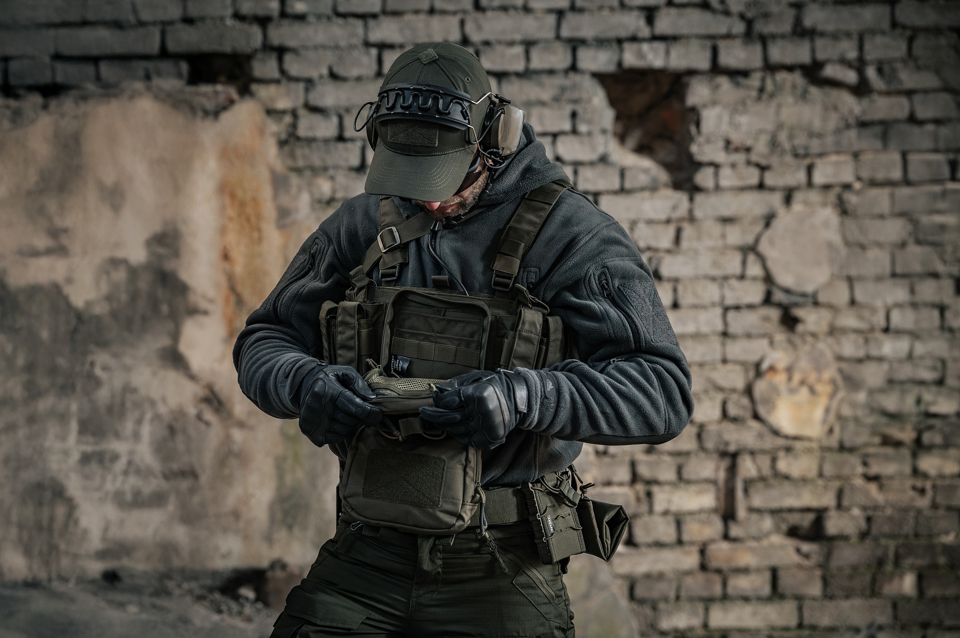 Mil-Tec taktikai kesztyű - Black