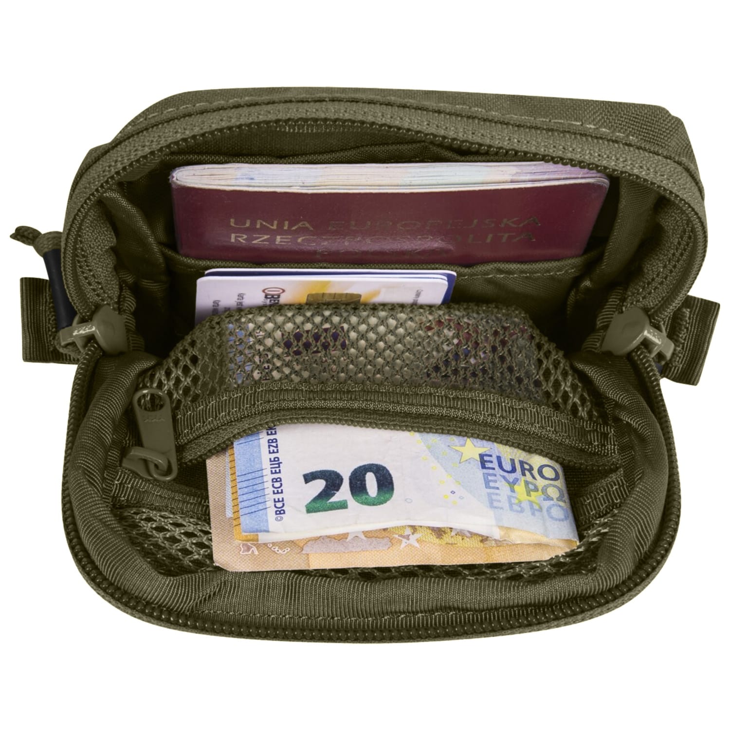 Helikon Document Case Insert zsebtáska - Olive Green