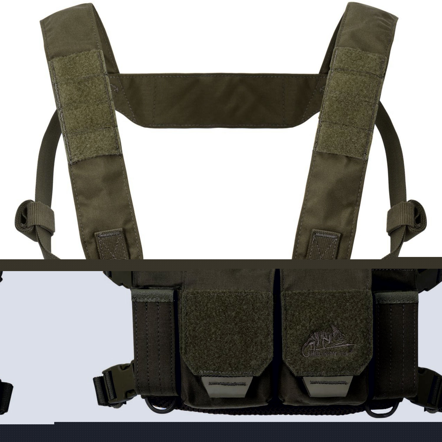Helikon Chest Rig Competition MultiGun taktikai mellény - Olive Green