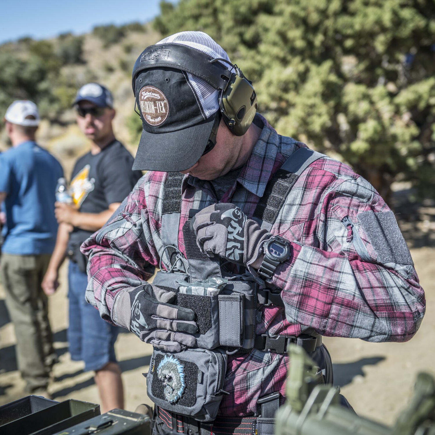 Helikon Chest Rig Competition MultiGun taktikai mellény - Shadow Grey/Black