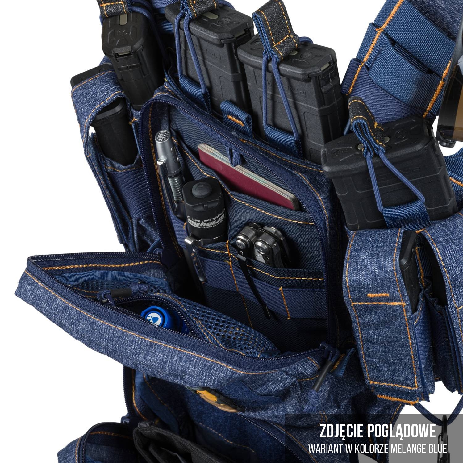 Helikon Training Mini Rig Nylon taktikai mellény - Melange Grey