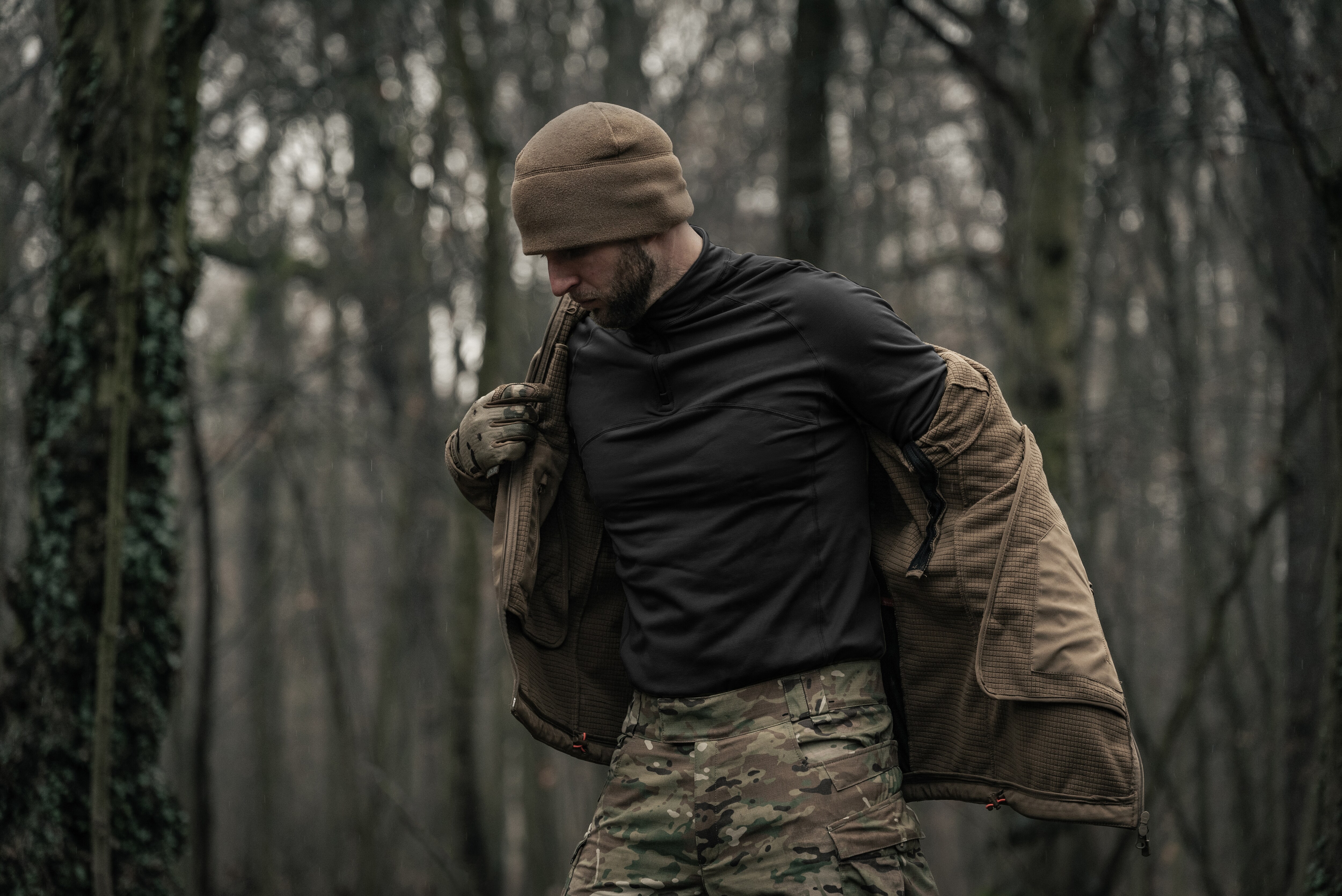Military Wear Tactical Level 2 thermoaktív póló - Black