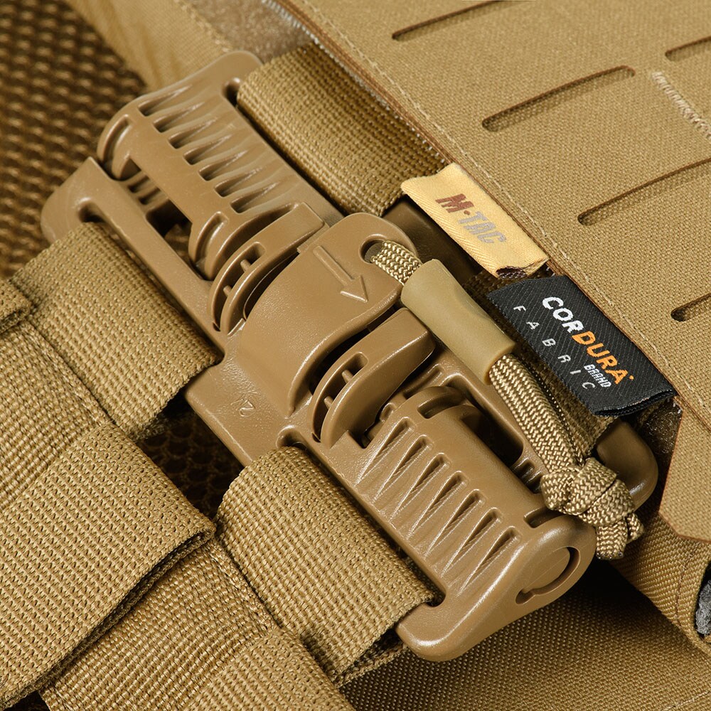 M-Tac Plate Carrier Cuirass Fast QRS Gen. II Coyote taktikai mellény - lemez L/XL