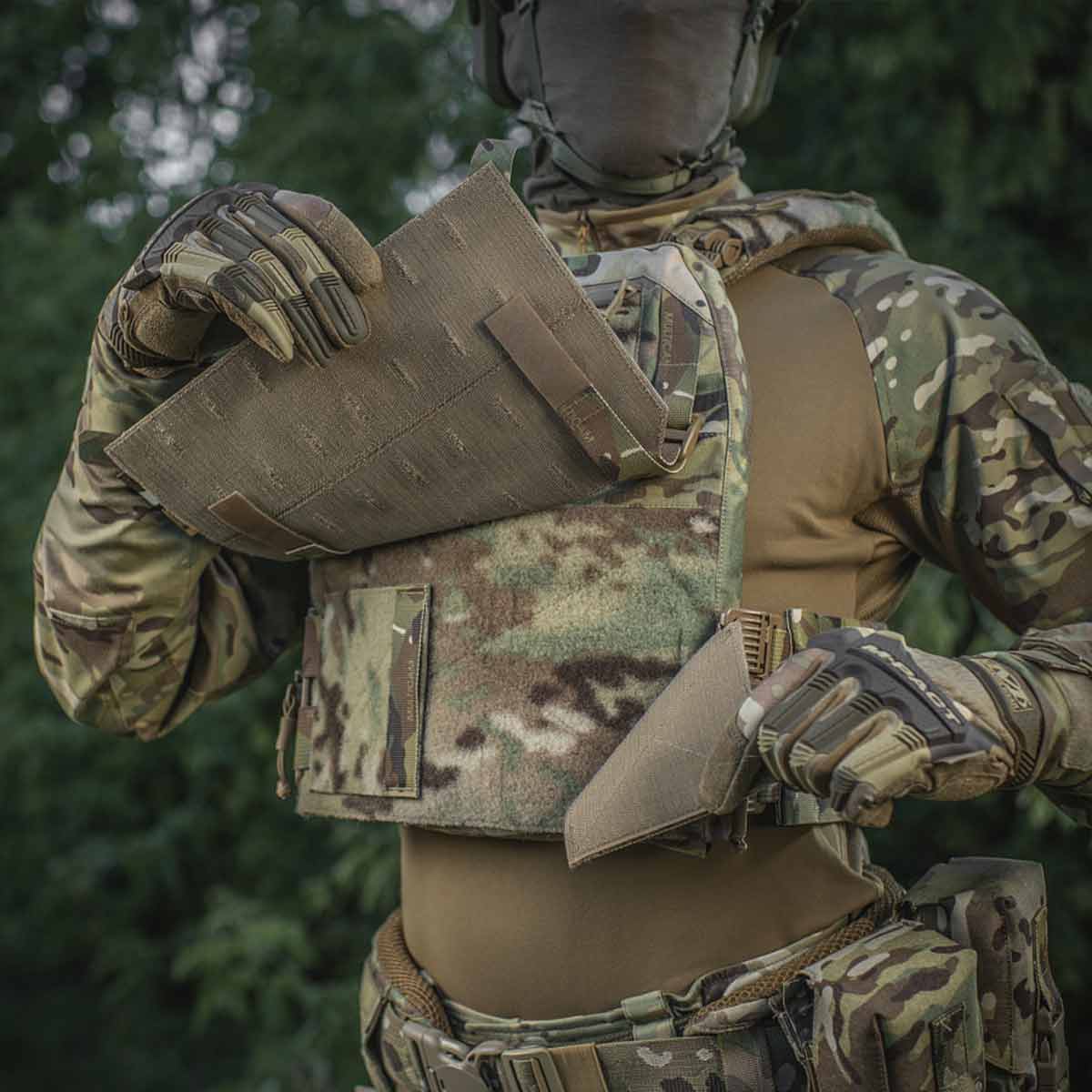 M-Tac Plate Carrier Cuirass Fast QRS Gen. II MultiCam taktikai mellény - lemez L/XL