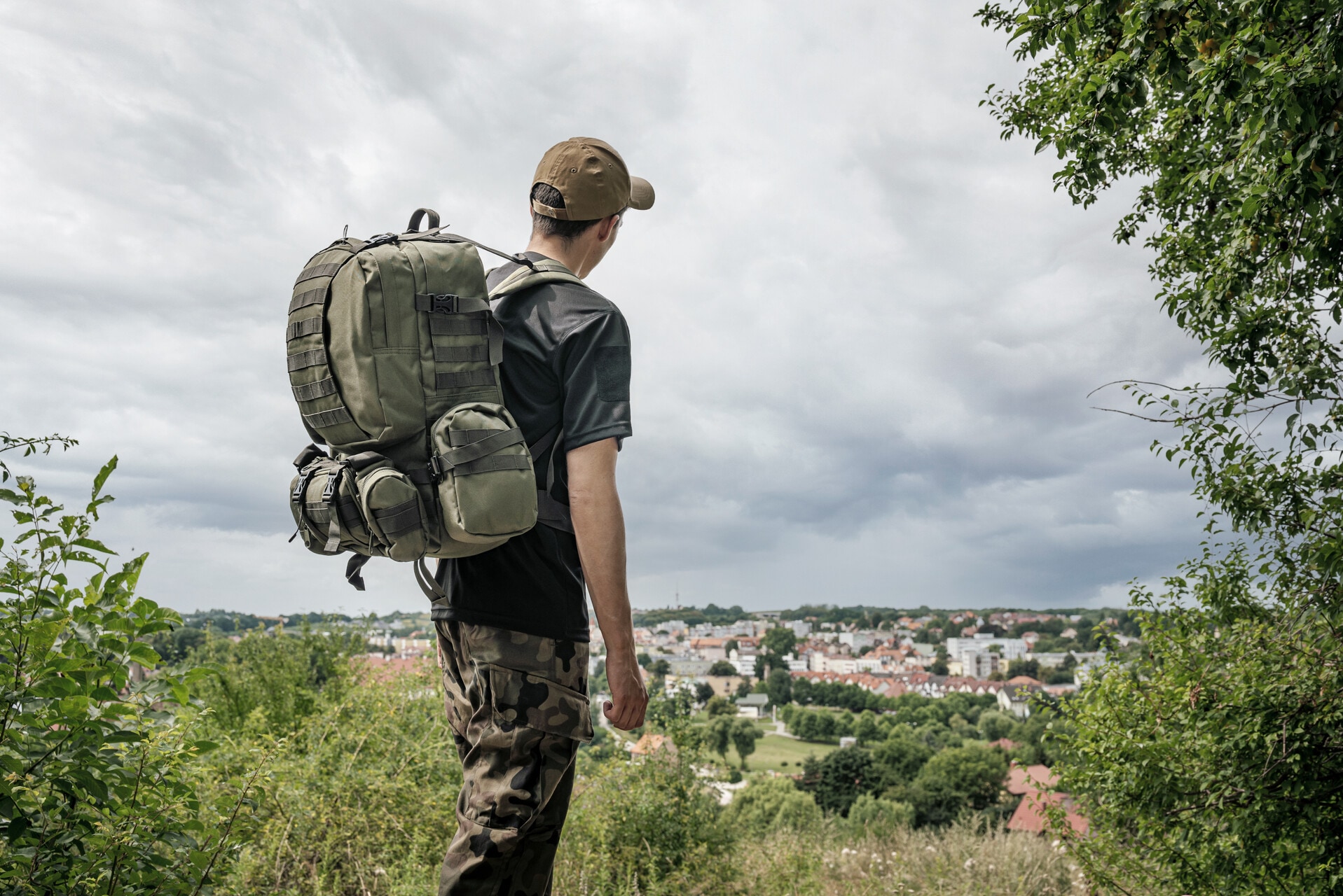 Mil-Tec Defense Pack Assembly hátizsák 36 l - Olive