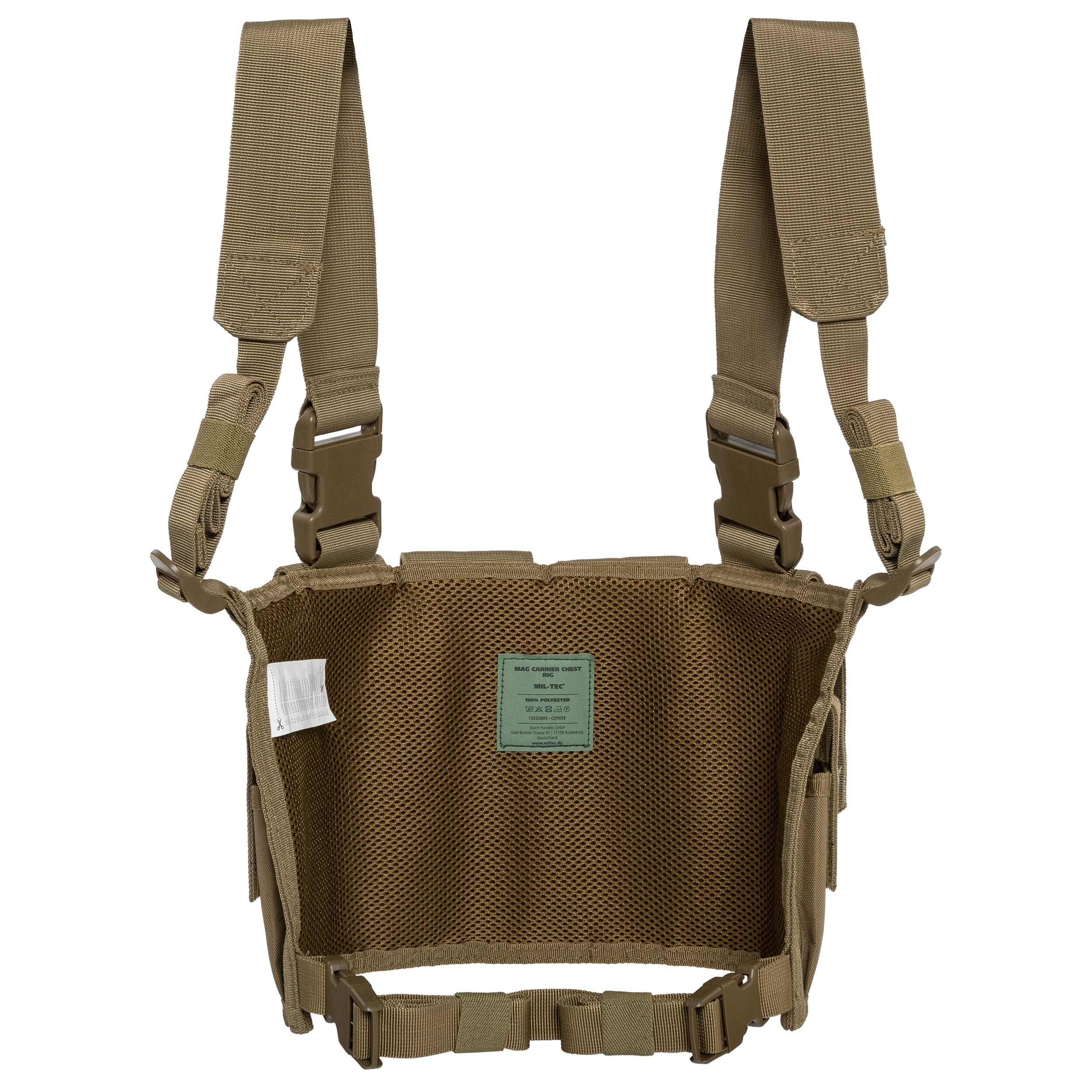 Mil-Tec Mag Carrier Chest Rig taktikai mellény - Coyote