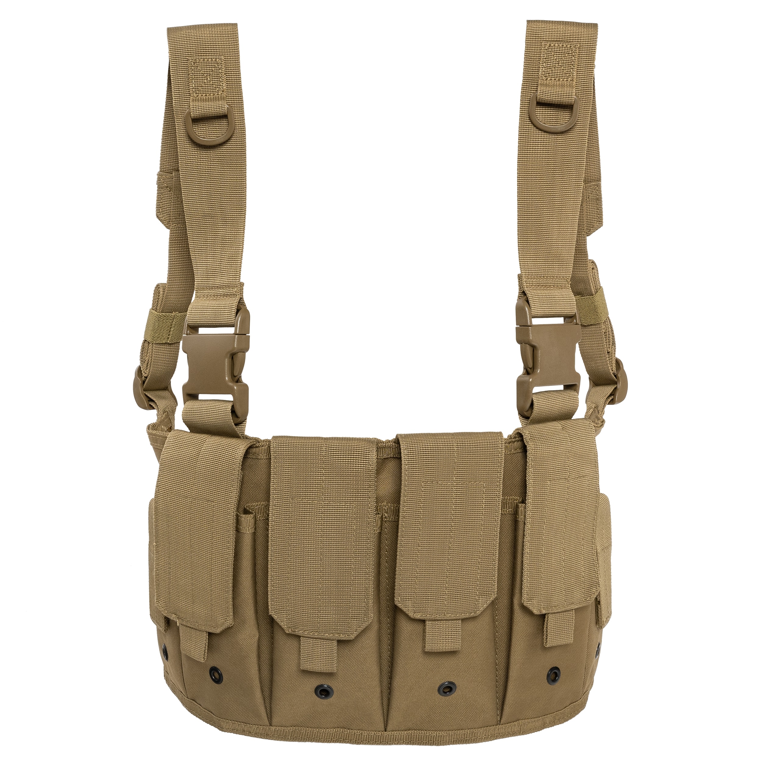 Mil-Tec Mag Carrier Chest Rig taktikai mellény - Coyote