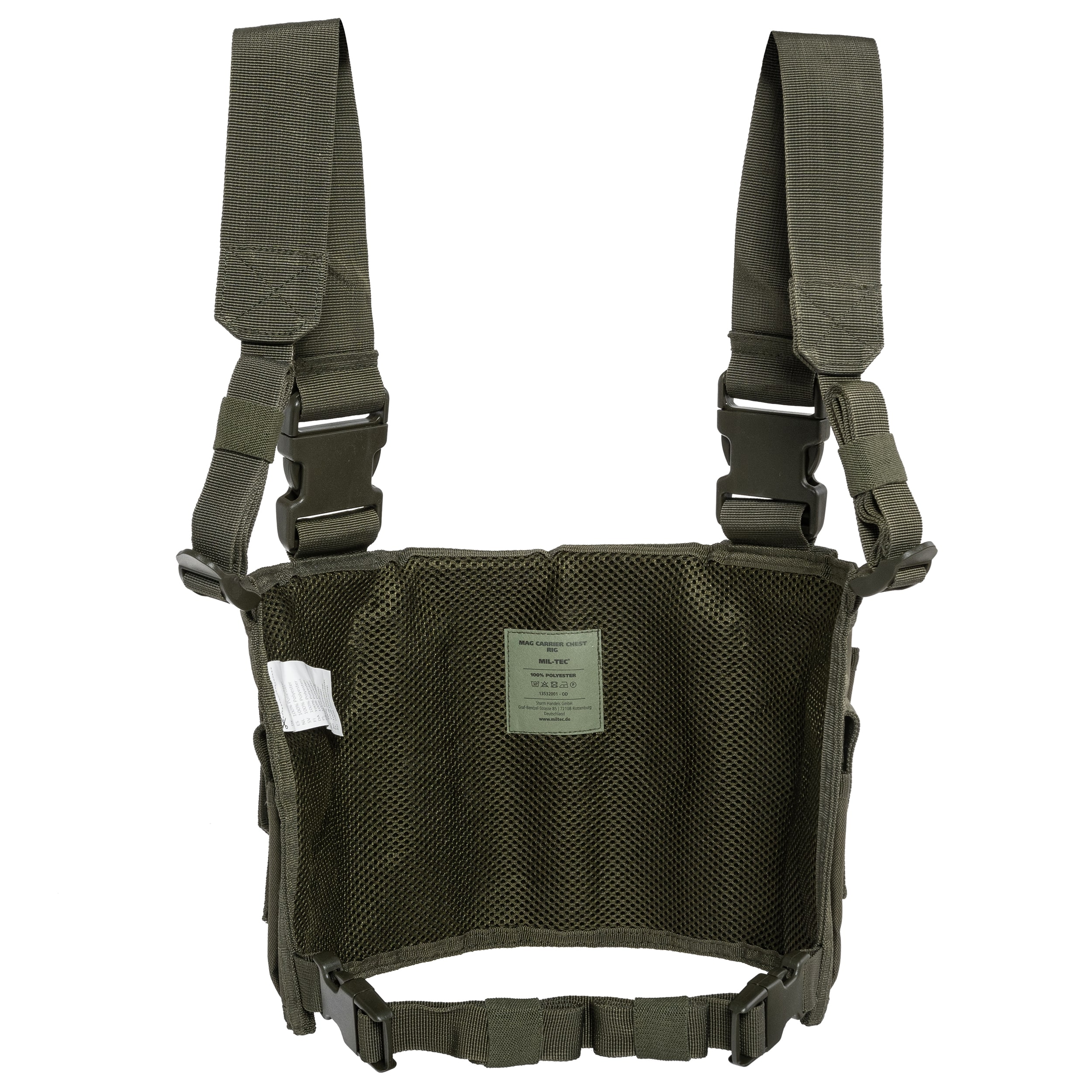 Mil-Tec Mag Carrier Chest Rig taktikai mellény - Olive