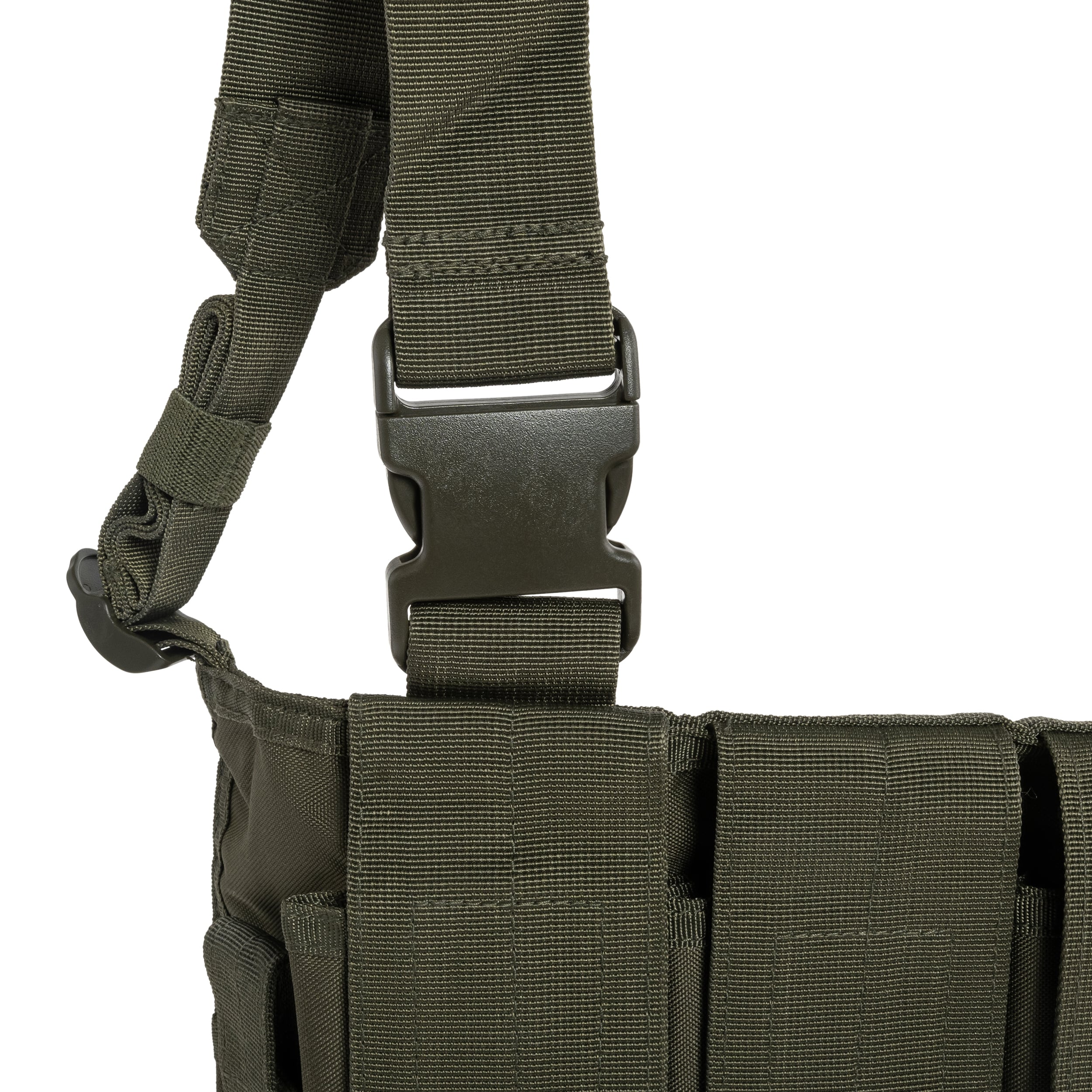 Mil-Tec Mag Carrier Chest Rig taktikai mellény - Olive