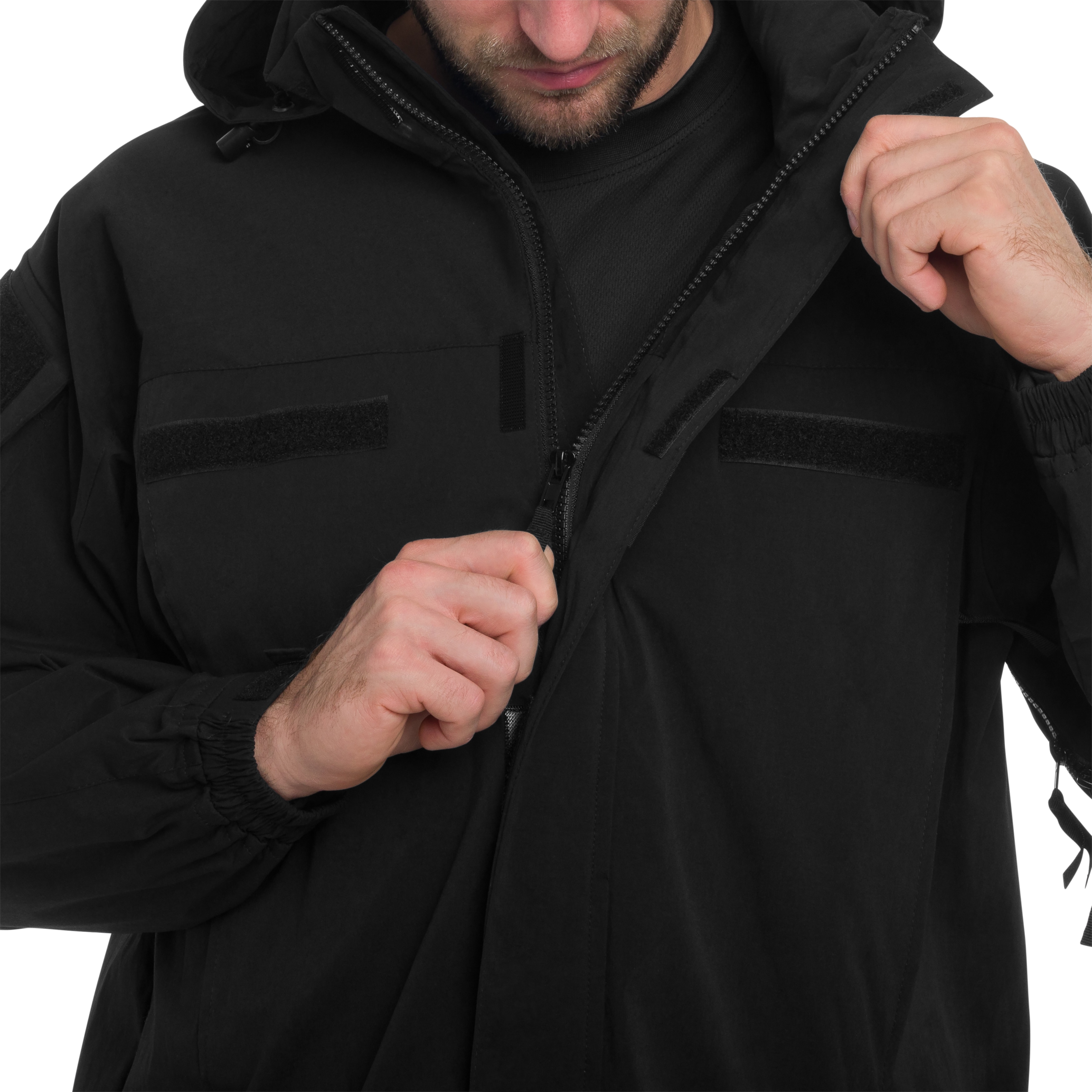 MFH US Softshell Level 5 kabát - Black