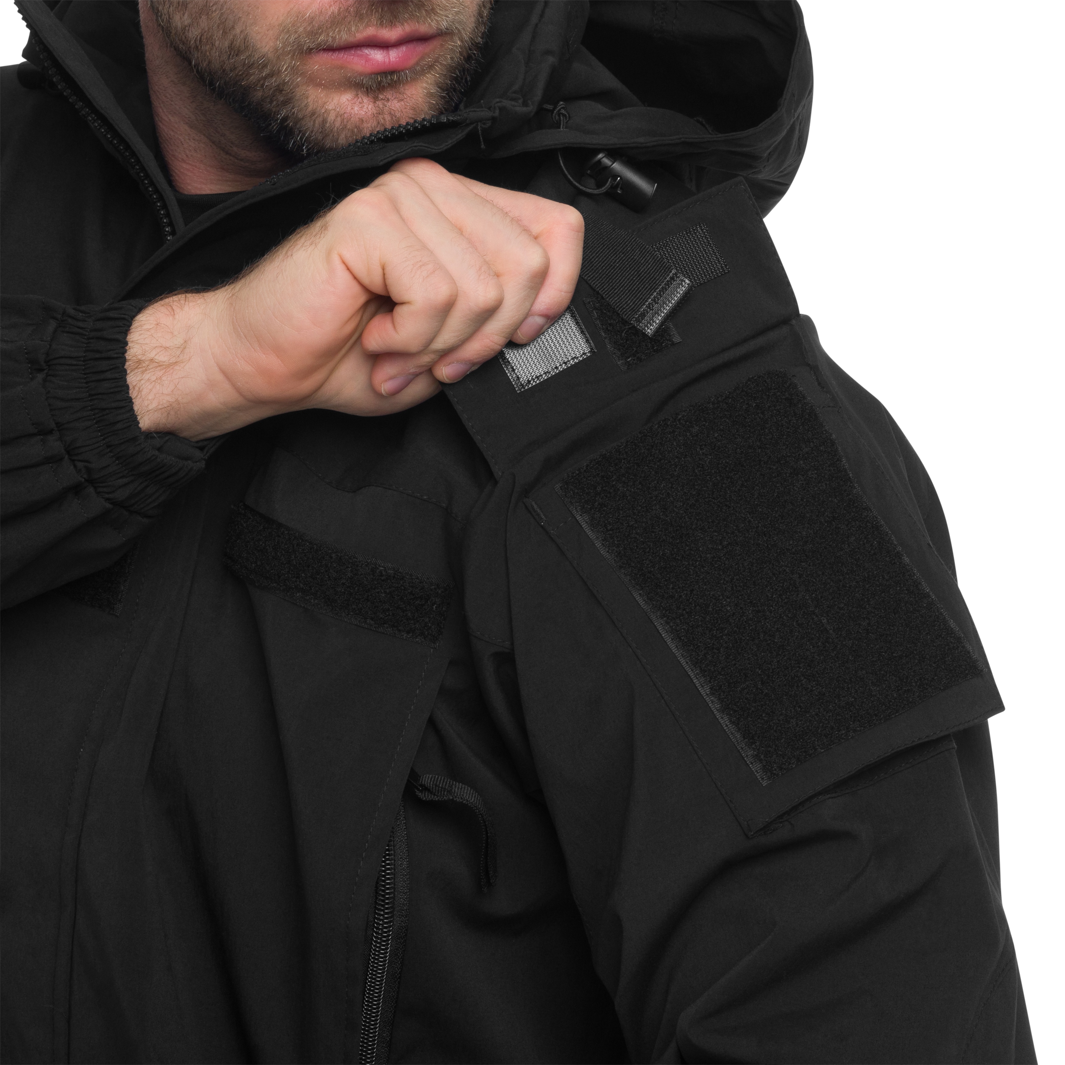 MFH US Softshell Level 5 kabát - Black