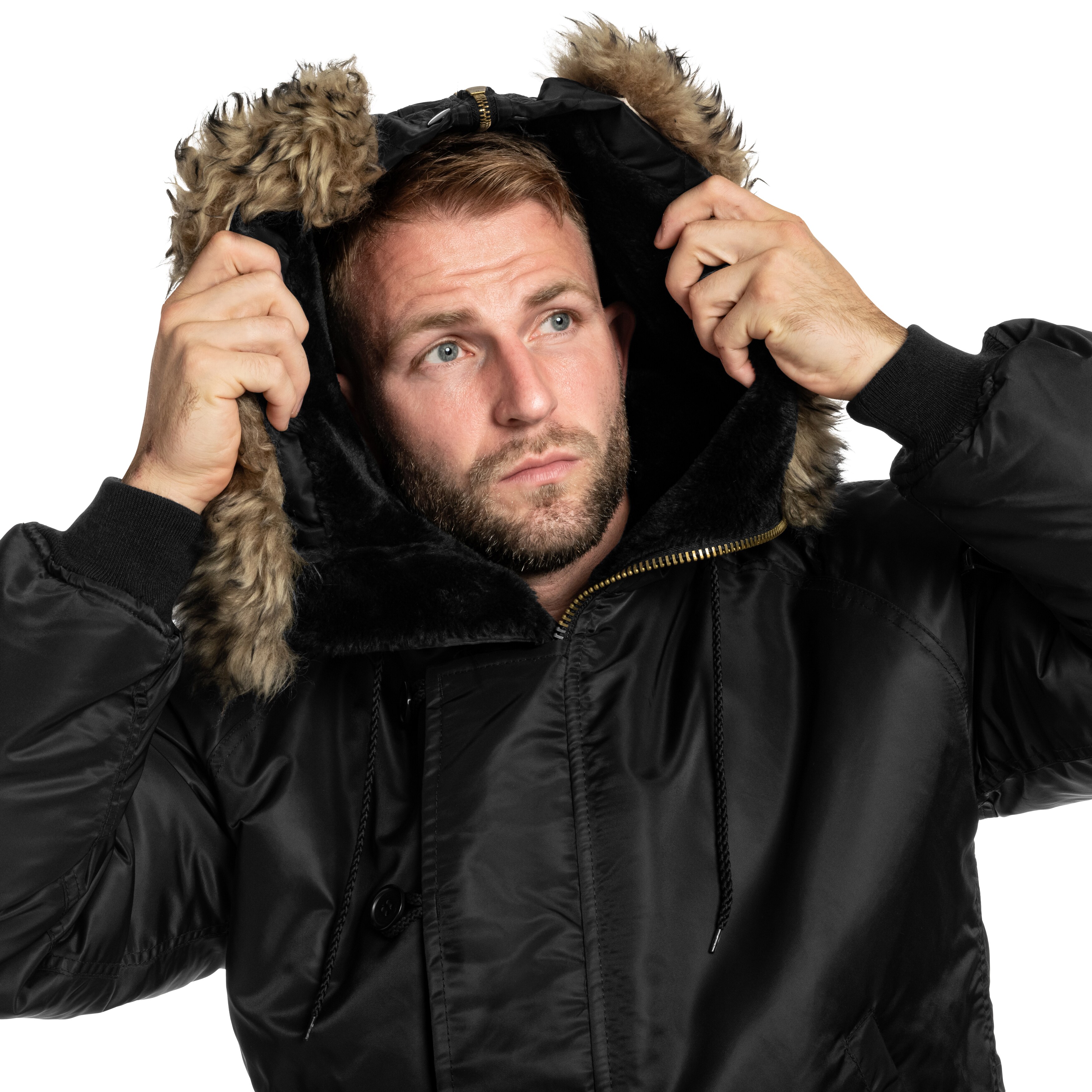 MFH US Polar Jacket N2B kabát - Black