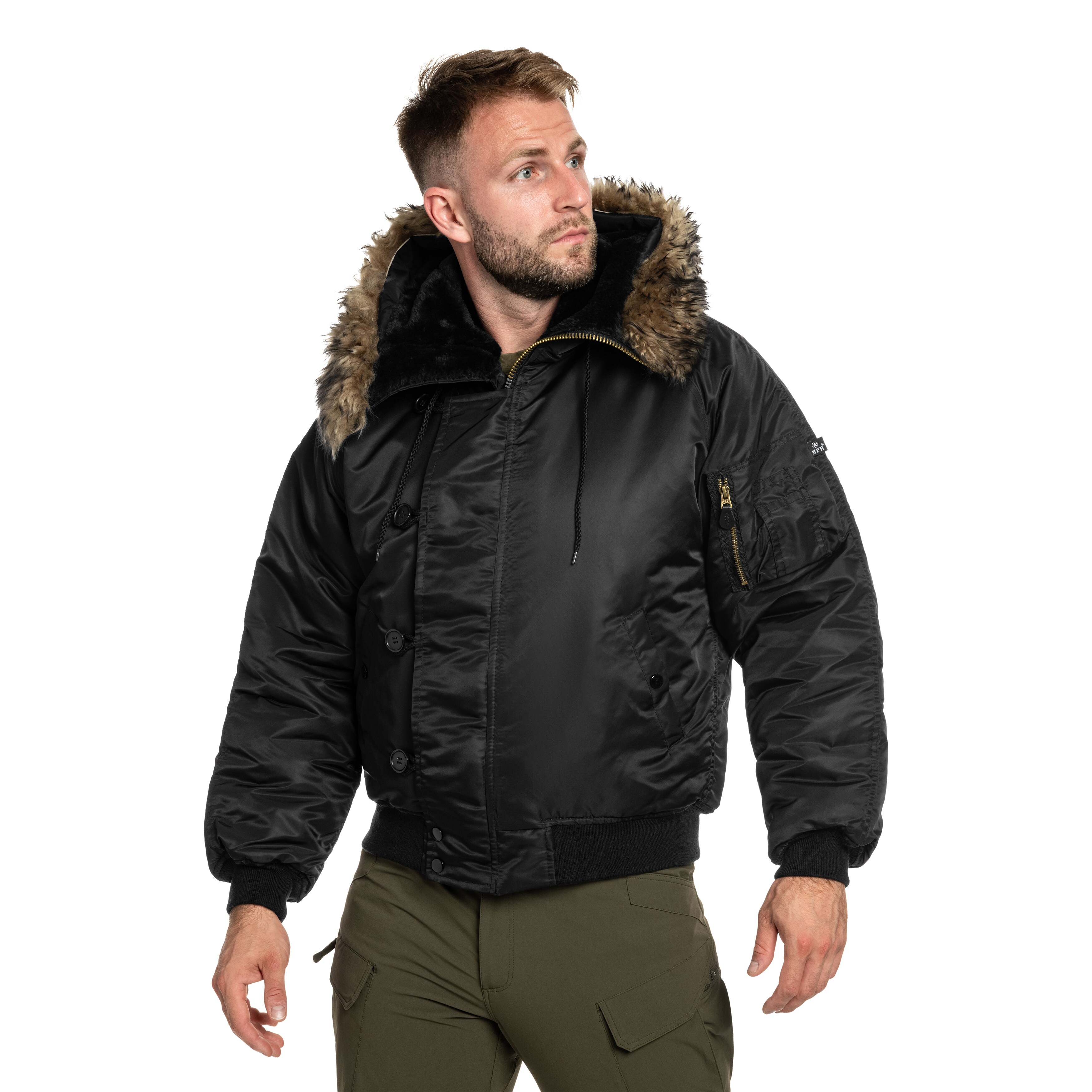 MFH US Polar Jacket N2B kabát - Black