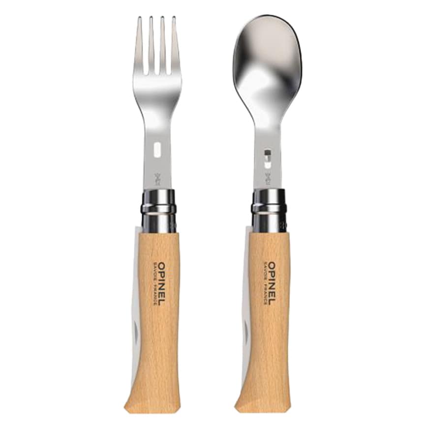 Opinel Nomad Plus Picnic evőeszköz készlet No.08 késsel