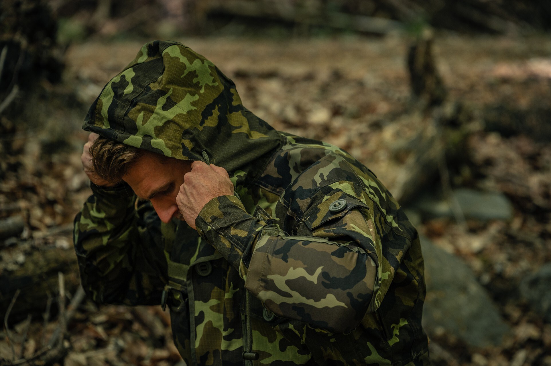 MFH Commando Smock RipStop kabát - M95 CZ Camo