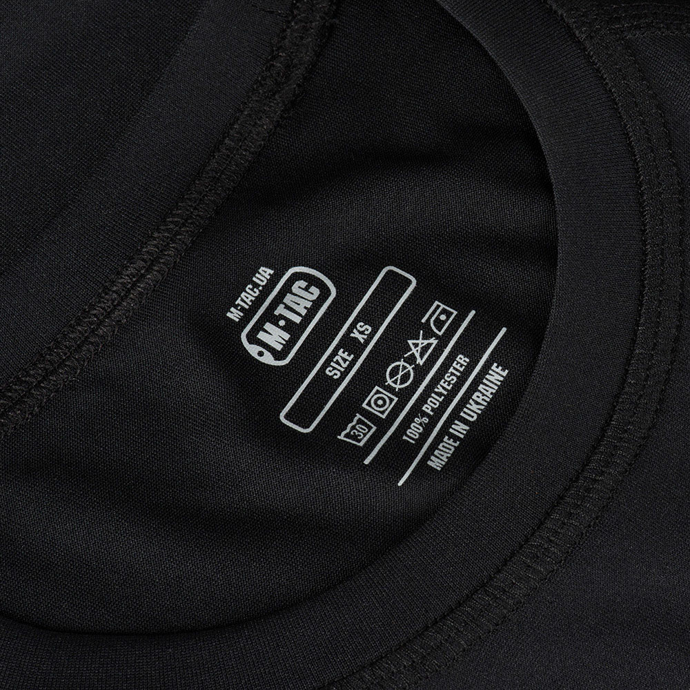 M-Tac Ultra Light Polartec Lady Short Sleeve női thermoaktív póló - Black