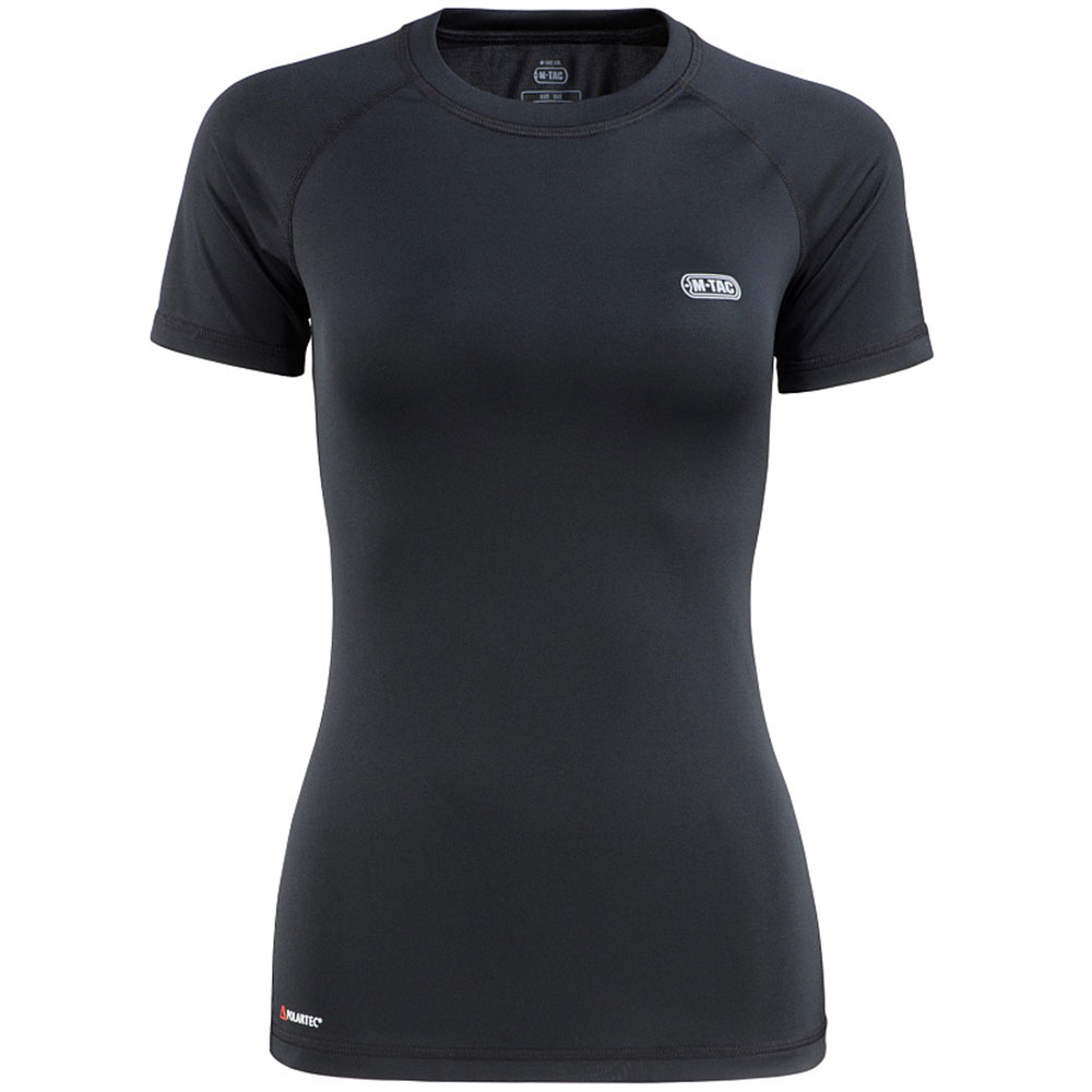 M-Tac Ultra Light Polartec Lady Short Sleeve női thermoaktív póló - Black