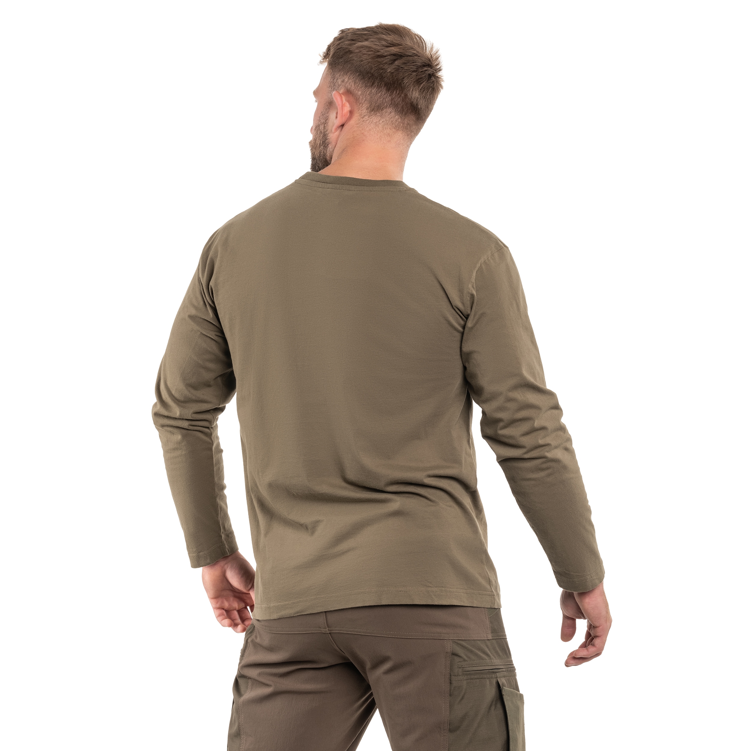 MFH Longsleeve hosszú ujjú póló - OD Green