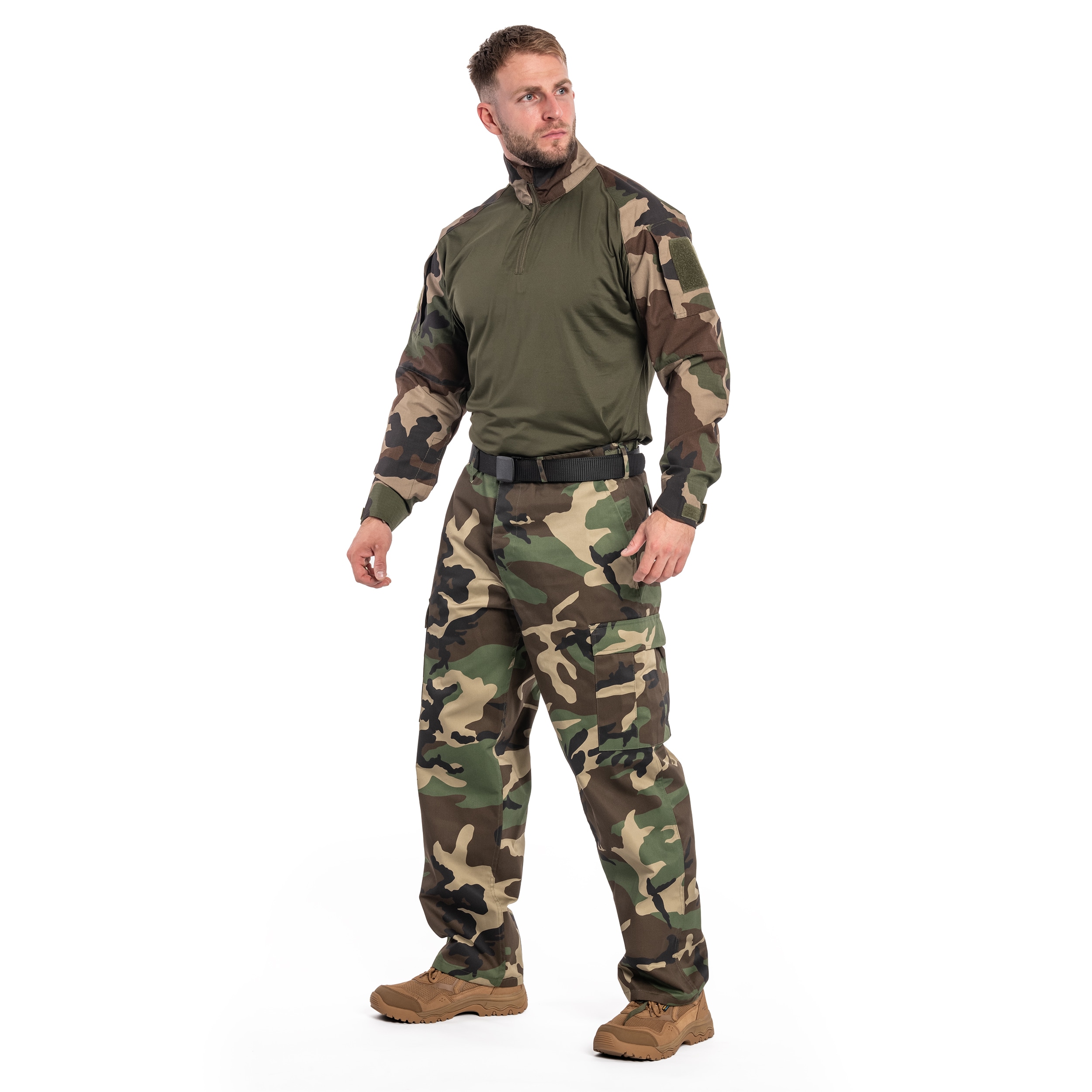 Mil-Tec Combat Shirt Tactical Field pulóver - CCE Camo