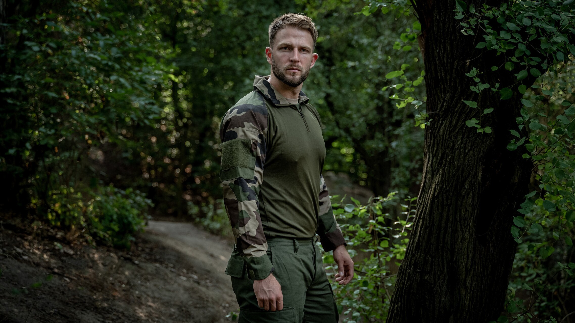 Mil-Tec Combat Shirt Tactical Field pulóver - CCE Camo