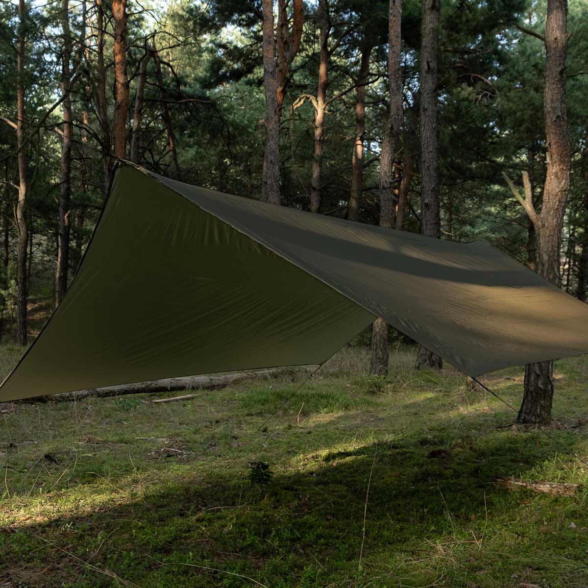 TigerWood Termo Tarp StingRay túraponyva 3,6 x 2,8 m - Olive