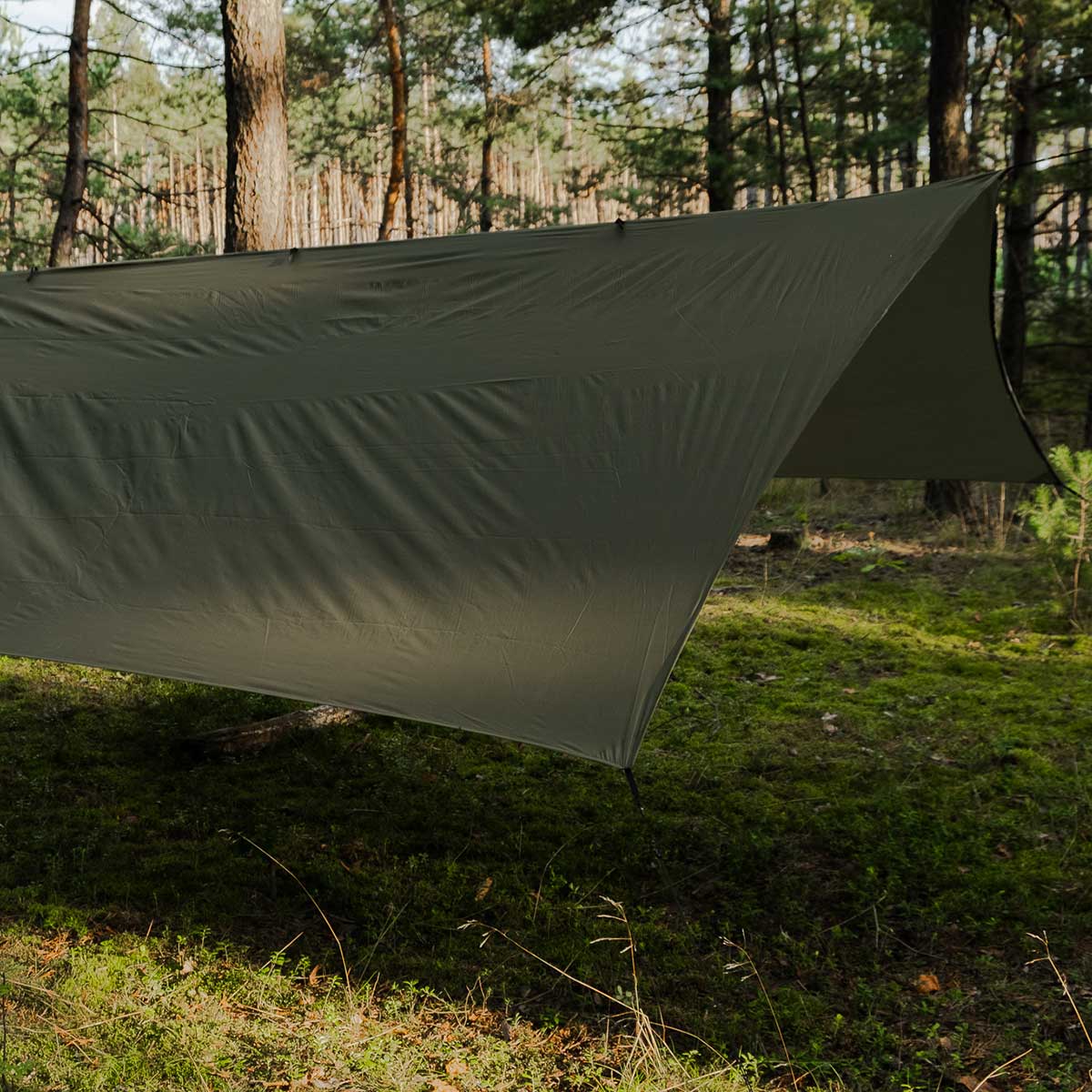 TigerWood Termo Tarp StingRay túraponyva 3,6 x 2,8 m - Olive