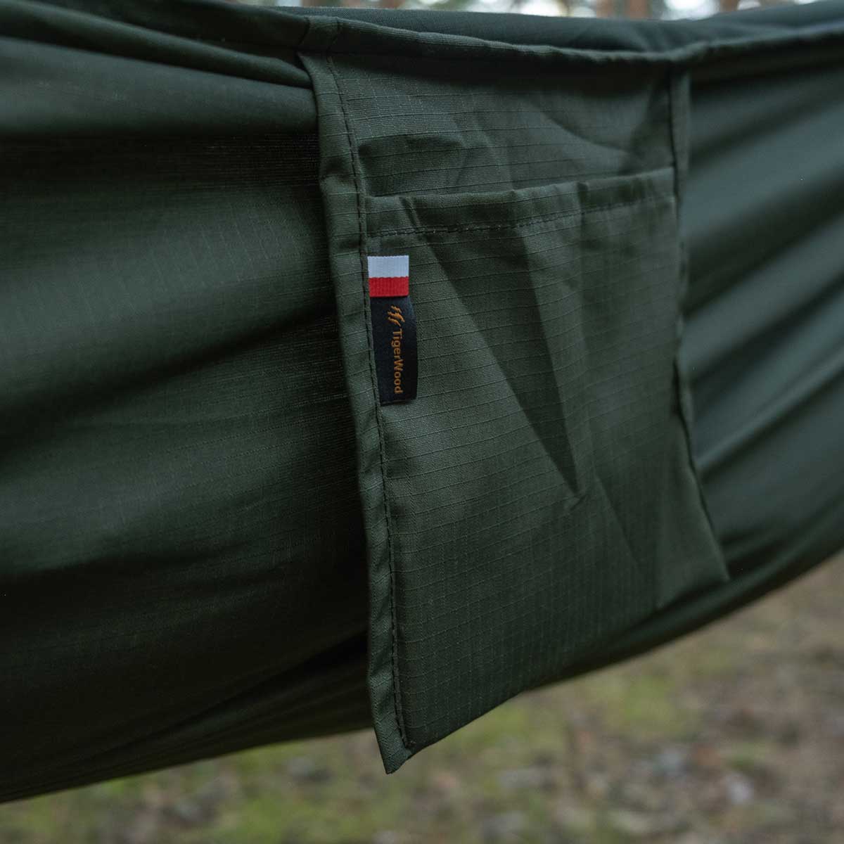 Tigerwood Bizon Long függőágy szúnyoghálóval - Green