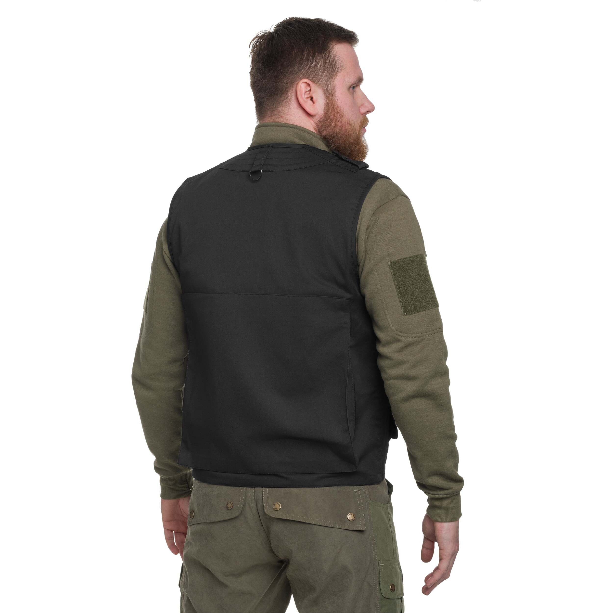 Mil-Tec Hunt & Fishing Mesh ujjatlan kabát - Black