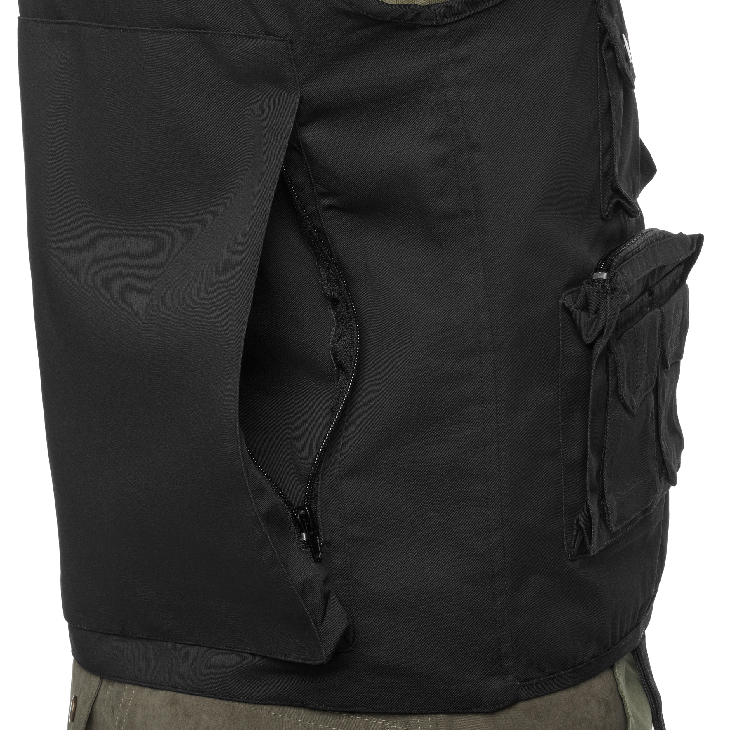 Mil-Tec Hunt & Fishing Mesh ujjatlan kabát - Black