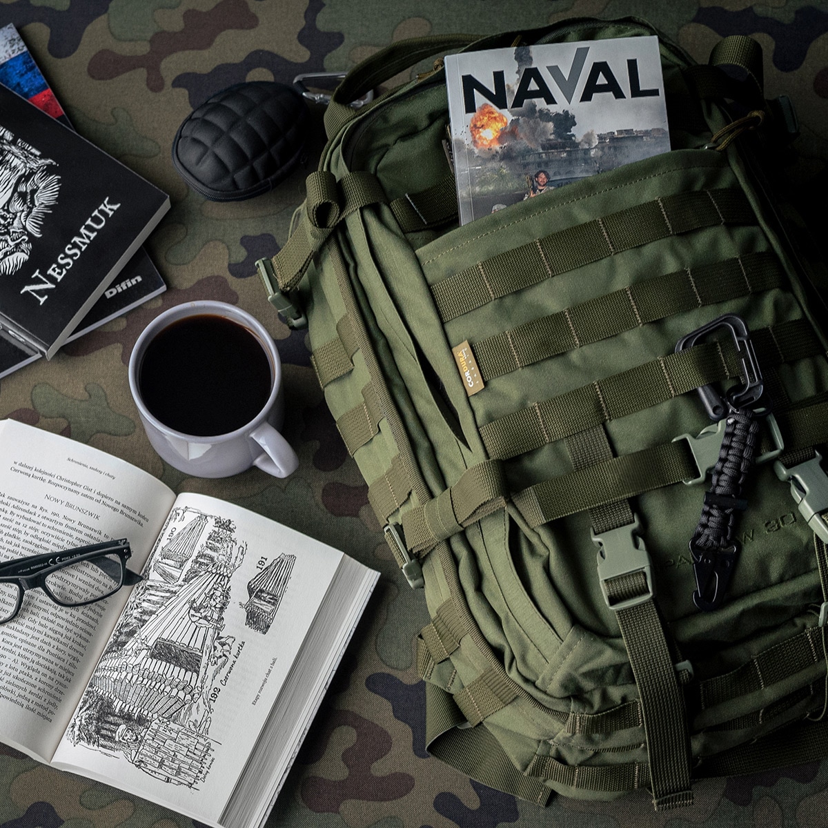 Wisport Sparrow II hátizsák 30 l - Olive Green