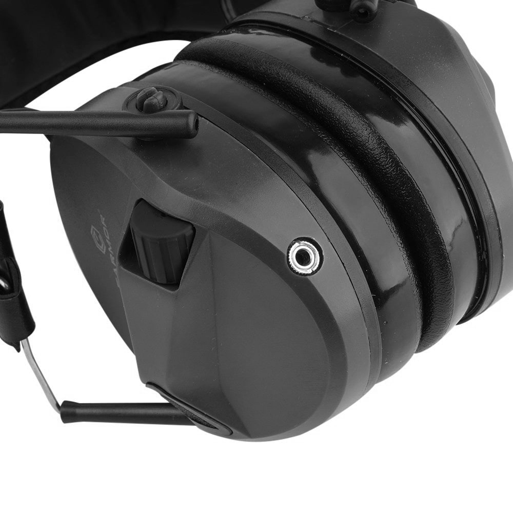 Earmor M30 aktív hallásvédő - fekete