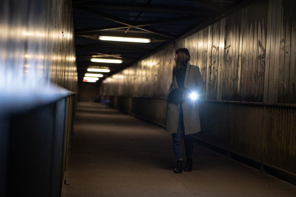 Ledlenser K6R Safety kulcstartós zseblámpa Gray - 400 lumen