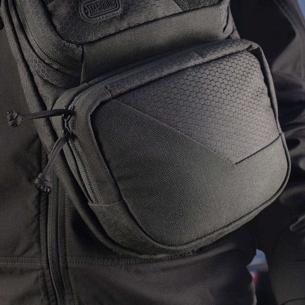 M-Tac Buckler Bag Elite Hex válltáska 7 l - Black