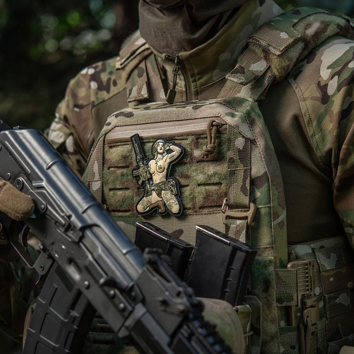 M-Tac Tactical Girl No.1 Skandinavik with Mjolnir PVC felvarró - MultiCam