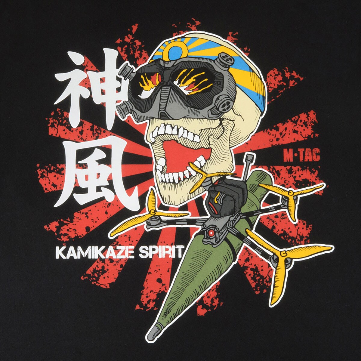 M-Tac Kamikaze Spirit T-shirt póló - Black