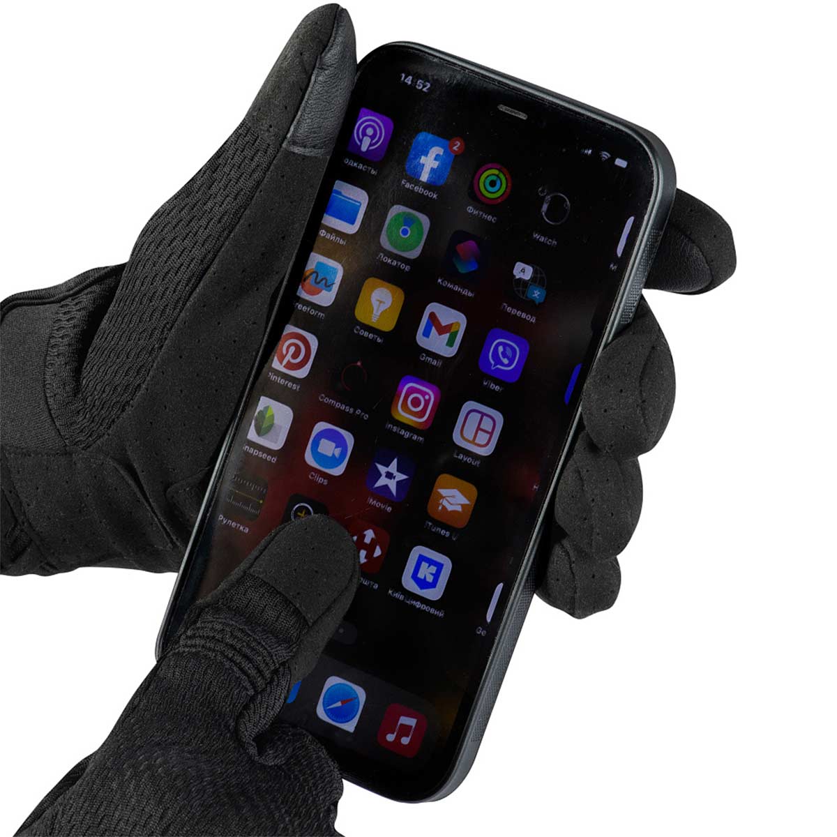 M-Tac A30 taktikai kesztyű - Black