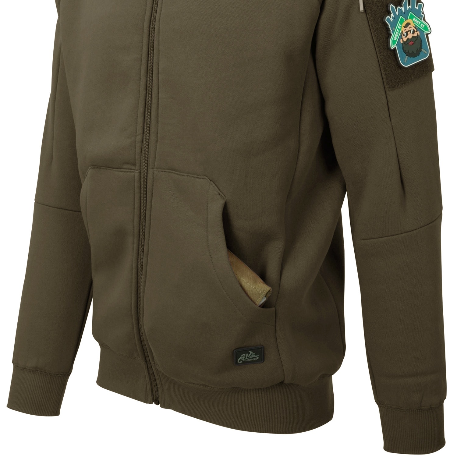 Helikon Urban Tactical Hoodie Lite pulóver - Green