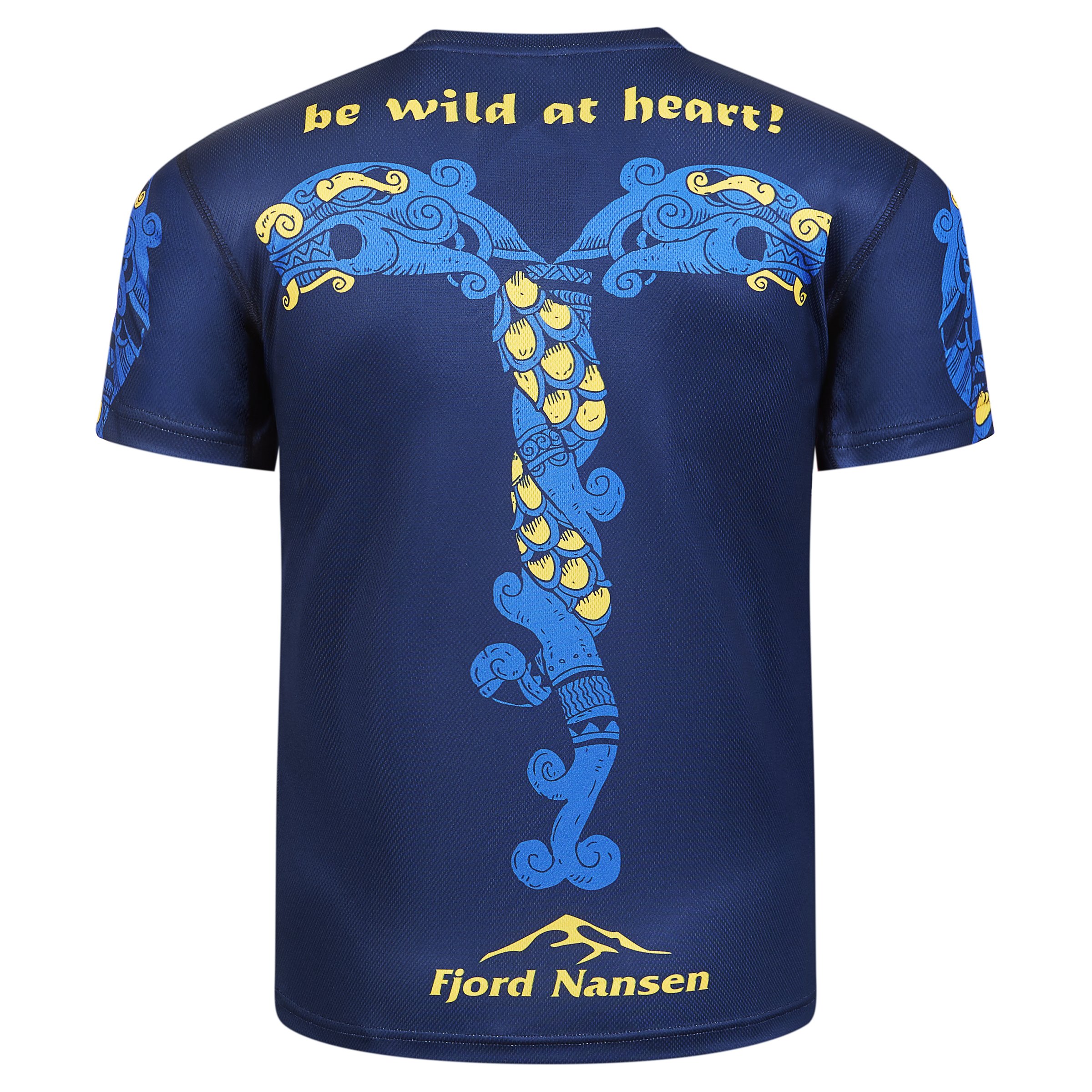 Fjord Nansen Vill Viking Sport Short Sleeve thermoaktív póló - Blue