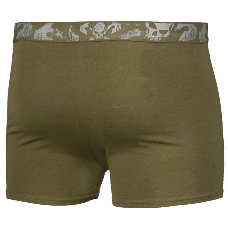Mil-Tec Skull boxeralsó 2 db - Olive