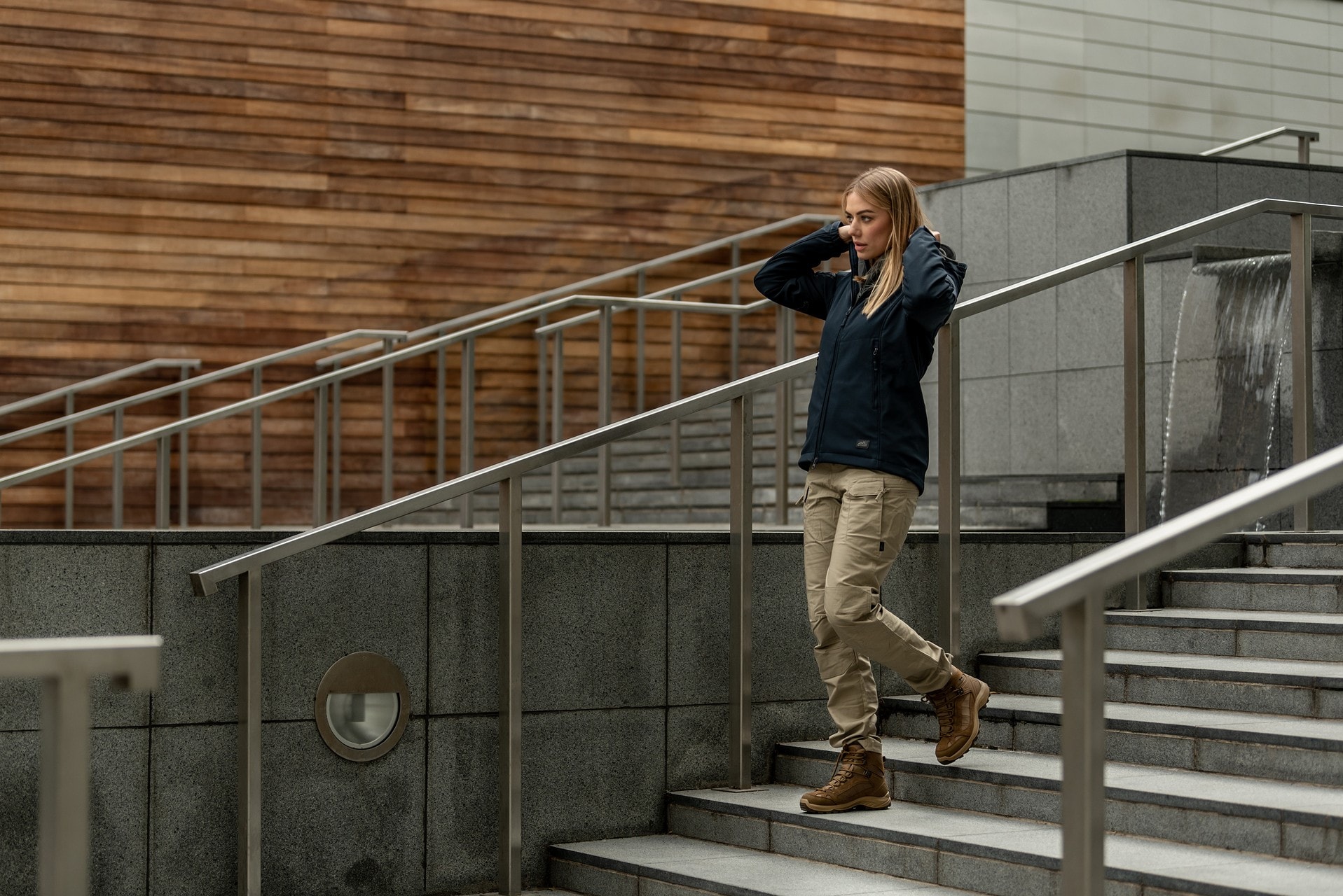 Helikon Women's UTP Resized PolyCotton Rip-Stop női nadrág - Khaki