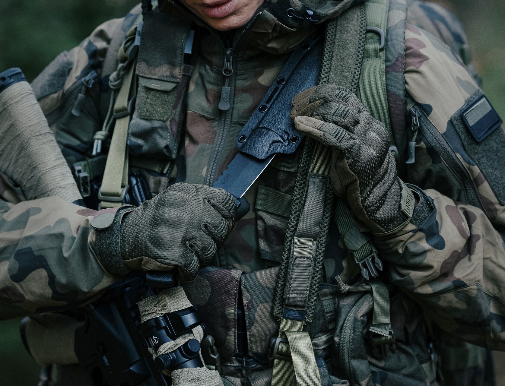 M-Tac A30 taktikai kesztyű - Olive