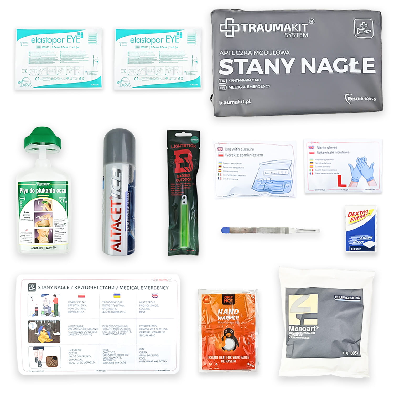 AedMax Trauma Kit S moduláris elsősegély csomag - Vészhelyzet