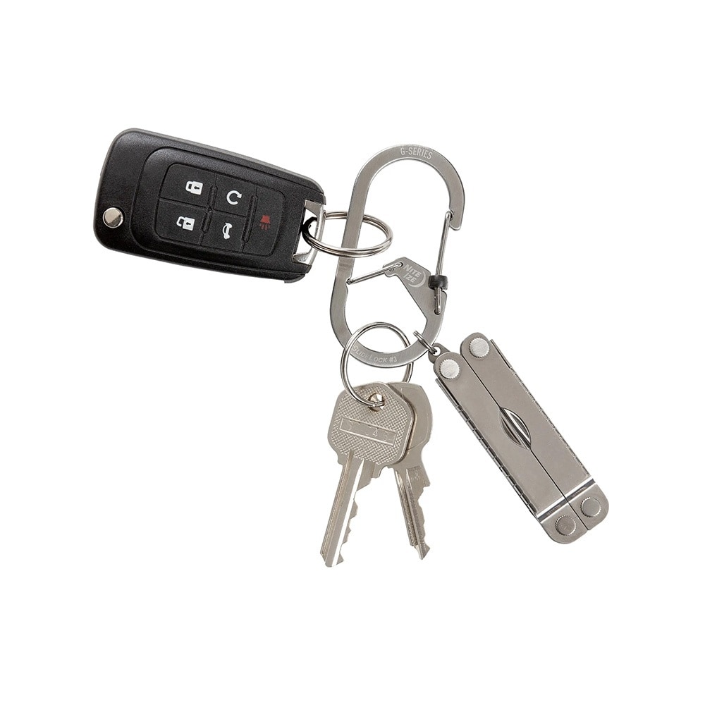 Nite Ize G-Series SlideLock 4 karabiner - Steel