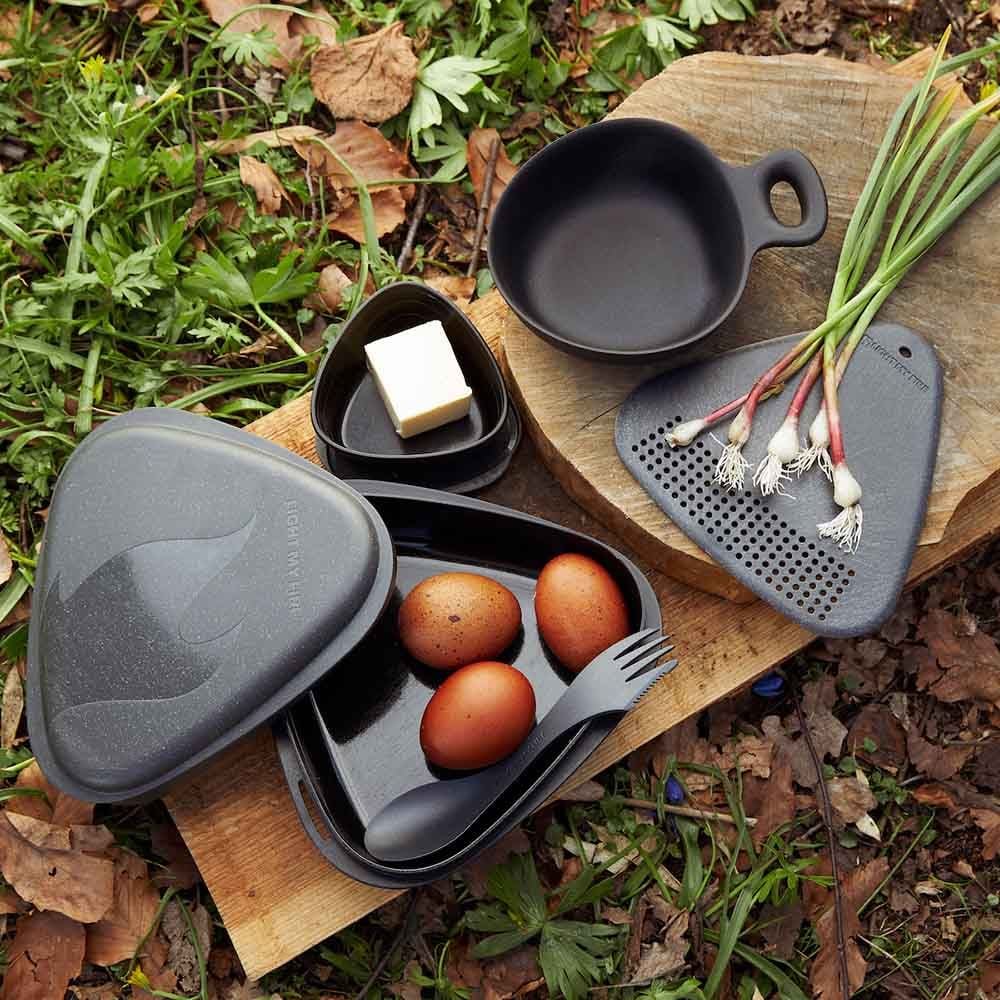 Light My Fire Outdoor MealKit Bio kemping edénykészlet - Musty Yellow