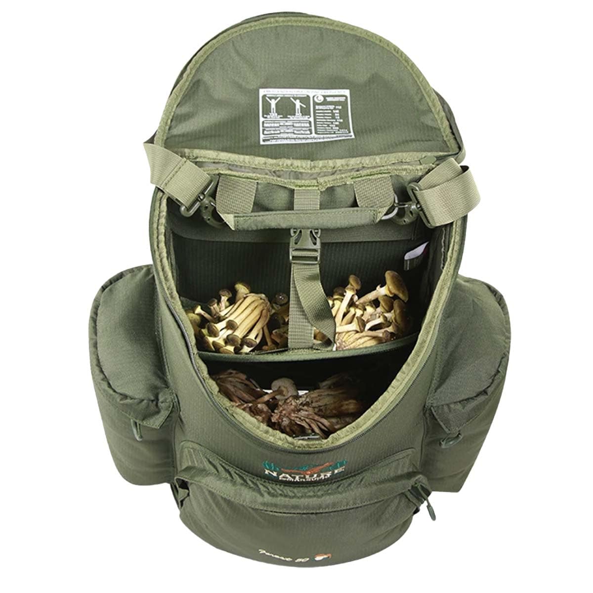 Nature by Marsupio Forest 50 RF gombász hátizsák 50 l - Olive