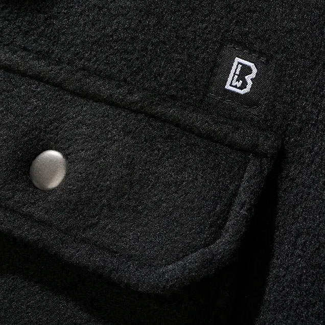 Brandit Jeff Fleece Long Sleeve ing - Black