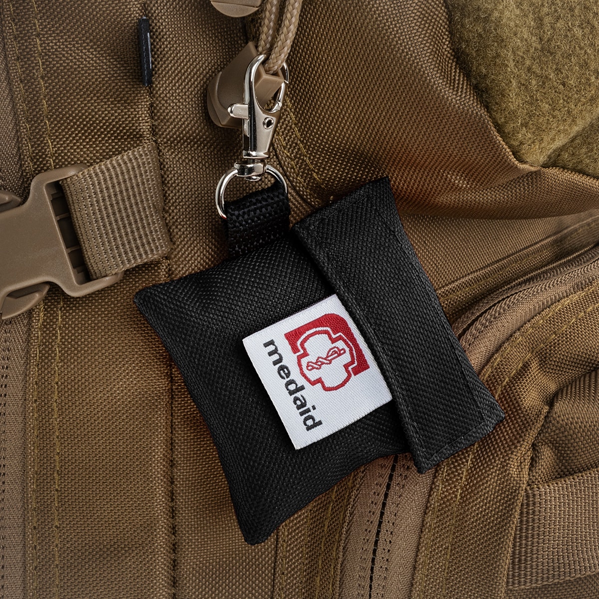 Medaid Mini elsősegély csomag karabinerrel - Black