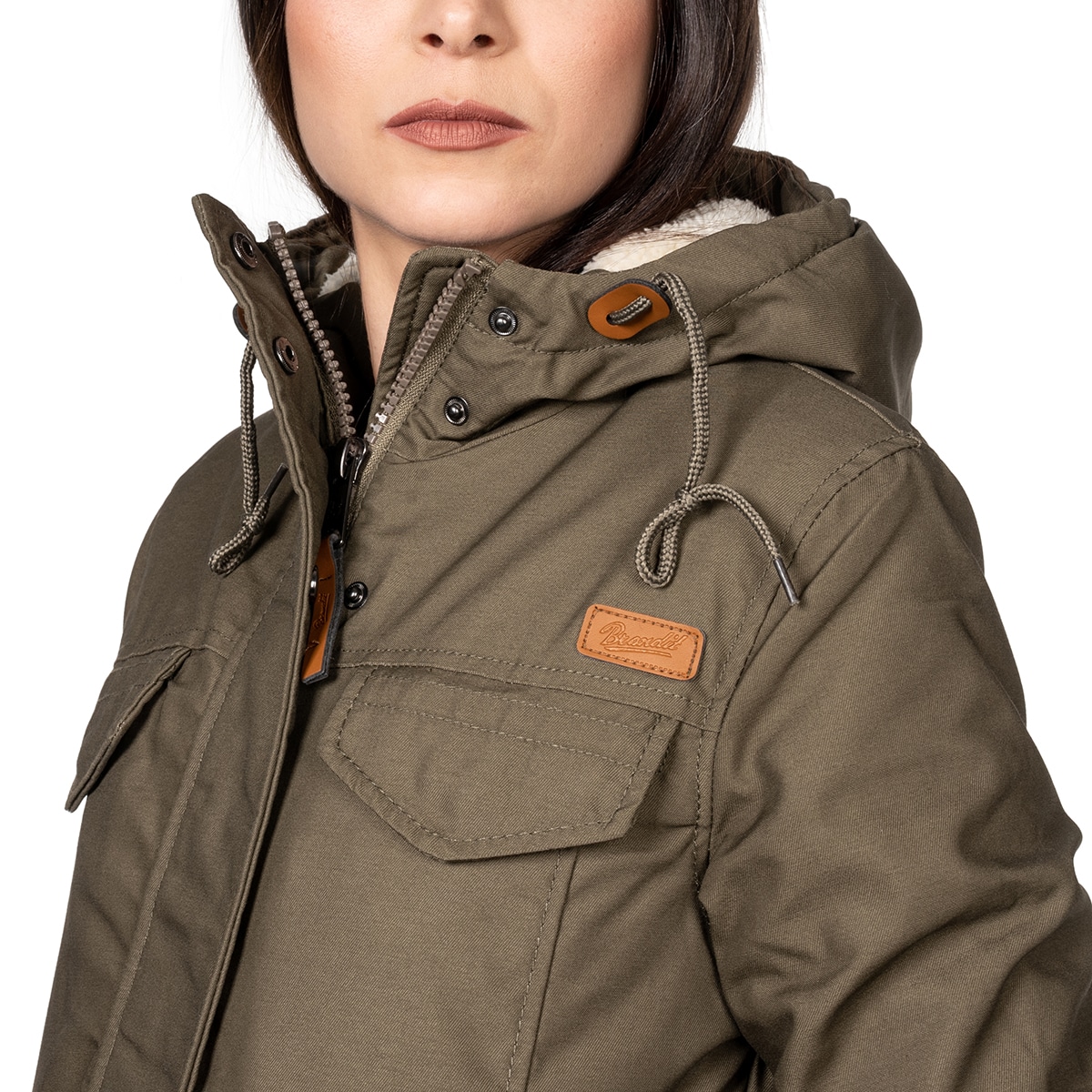 Brandit Marsh Lake Parka női kabát - Olive